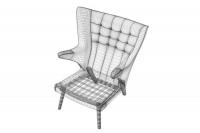 chair_0252_Papa Bear Chair_ハンス・J・ウェグナー
