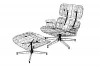 chair_0001　イームズ・ラウンジチェア オットマン付