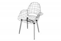 chair_0016　オーガニックチェア　ローバック