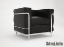 sofa_0002　コルビジェ LC2ソファ 1人掛け