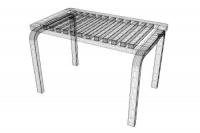 chair_0291_BENCH 153B_アルヴァ・アアルト