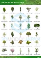 SHERPACK_添景切り抜き素材集VOL,2【中木編Ⅰ】