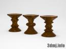 stool_0002_Eames Walnut Stool