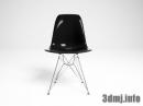 chair_0055_Eames Shell Side Chair DSR Chrome Base