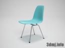 chair_0058_Eames Shell Side Chair DSX Chrome Base